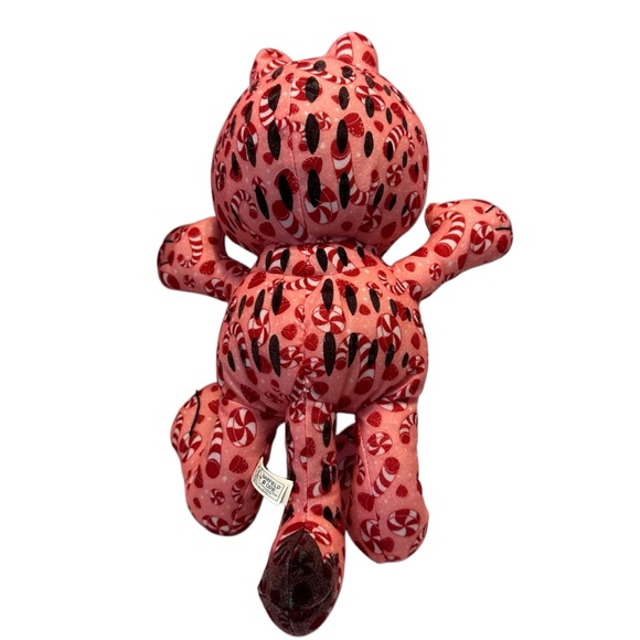 The Toy Factory 2011 Garfield Blue & Red Plush Candy Cane Peppermint Print 14" - Picture 4 of 16
